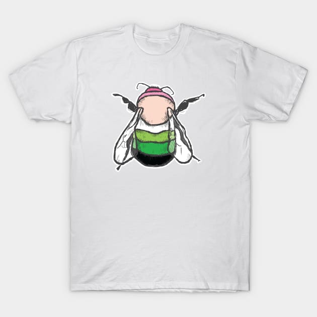 Bigender Woman-Neutrois bee T-Shirt by theartfulscientist